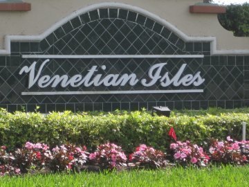 Venetian isles sign